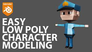 Low poly characters: blender bitesize course